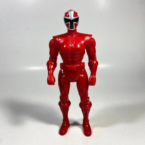 5" 2018 Bandai Power Rangers Super Ninja Steel Red Ranger - Picture 1 of 5
